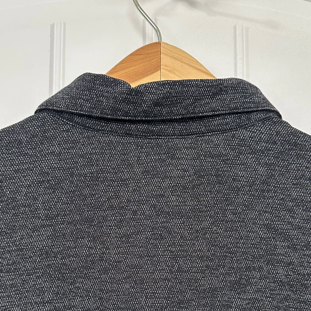 Robert Barakett Findlay Dark Gray Long Sleeve Polo Men’s XL Slim *WBF Large - Picture 12 of 13